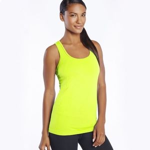 Fabletics Oula Seamless Tank Top in Neon Yellow